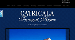 Desktop Screenshot of catricalafuneralhome.com