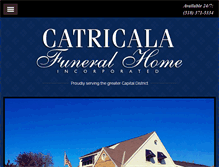 Tablet Screenshot of catricalafuneralhome.com